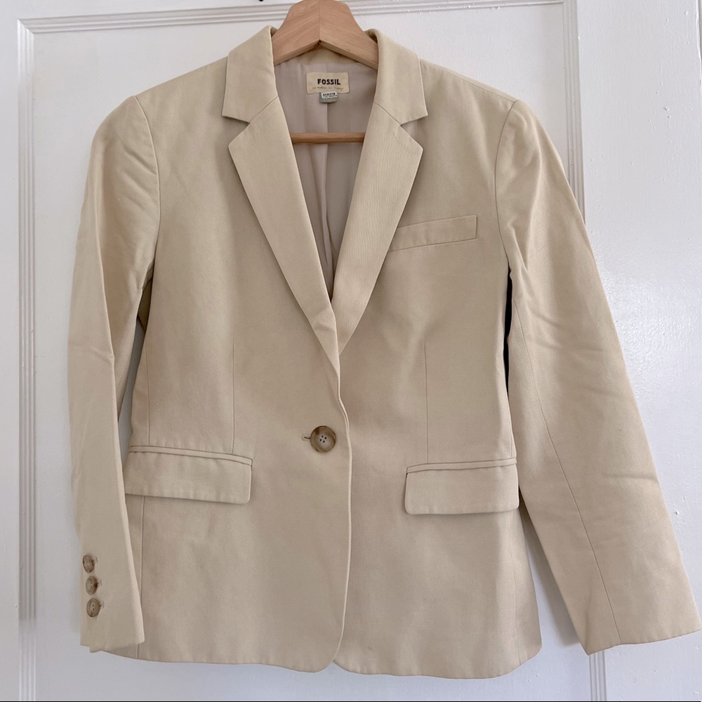 Fossil Tan Blazer